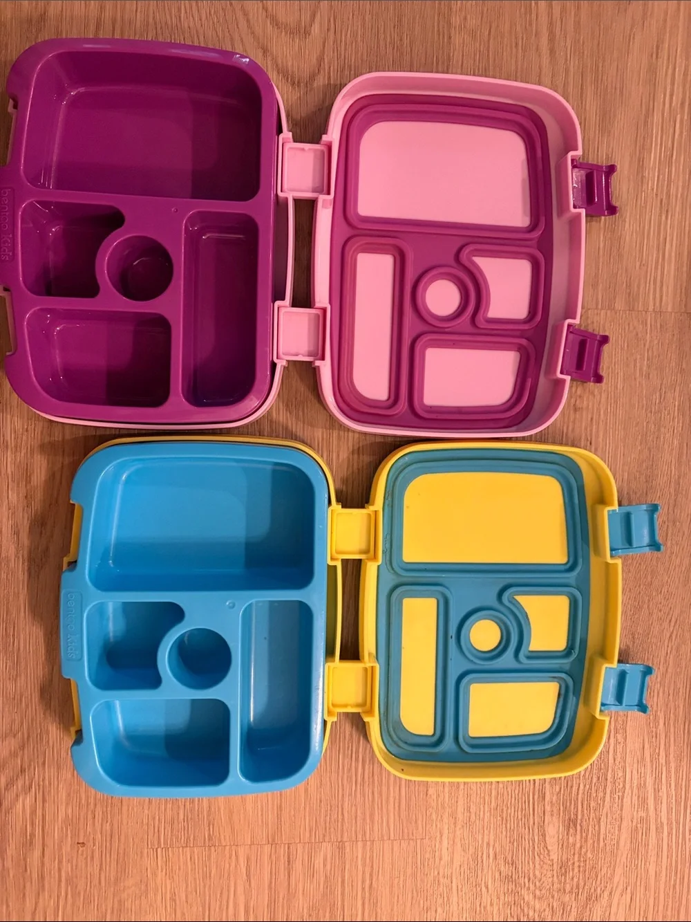 Bentgo Kids Snack Containers - Pink & Yellow Duo